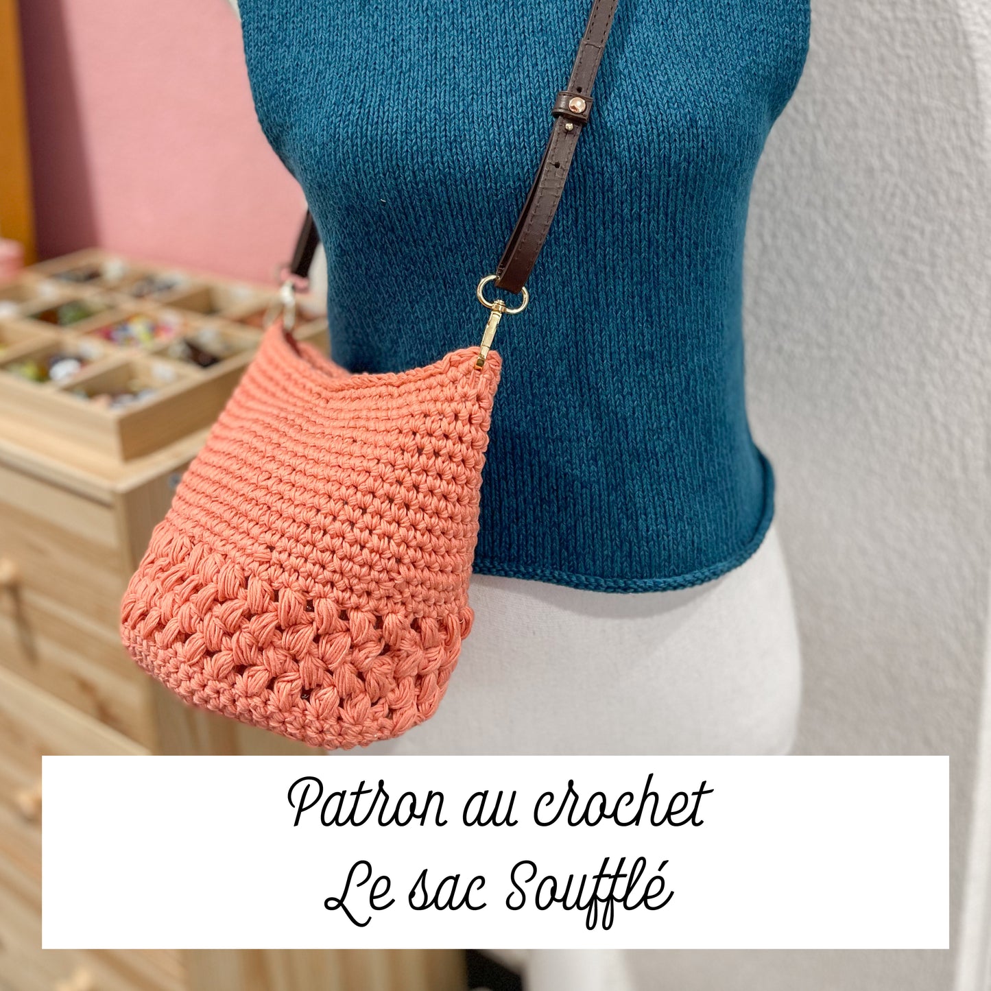 Patron au crochet - le sac Soufflé