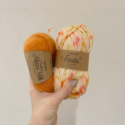 Kit de Tricot - Les mitaines Gecko (Aran/2 fil)