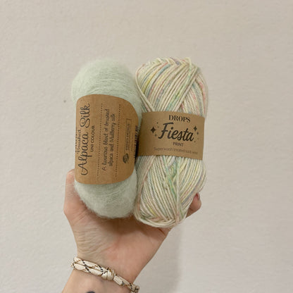 Kit de Tricot - Les mitaines Gecko (Aran/2 fil)