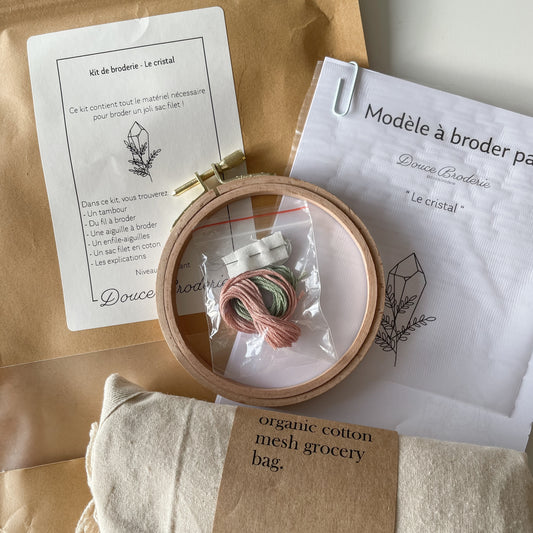 Kit de broderie - Le cristal