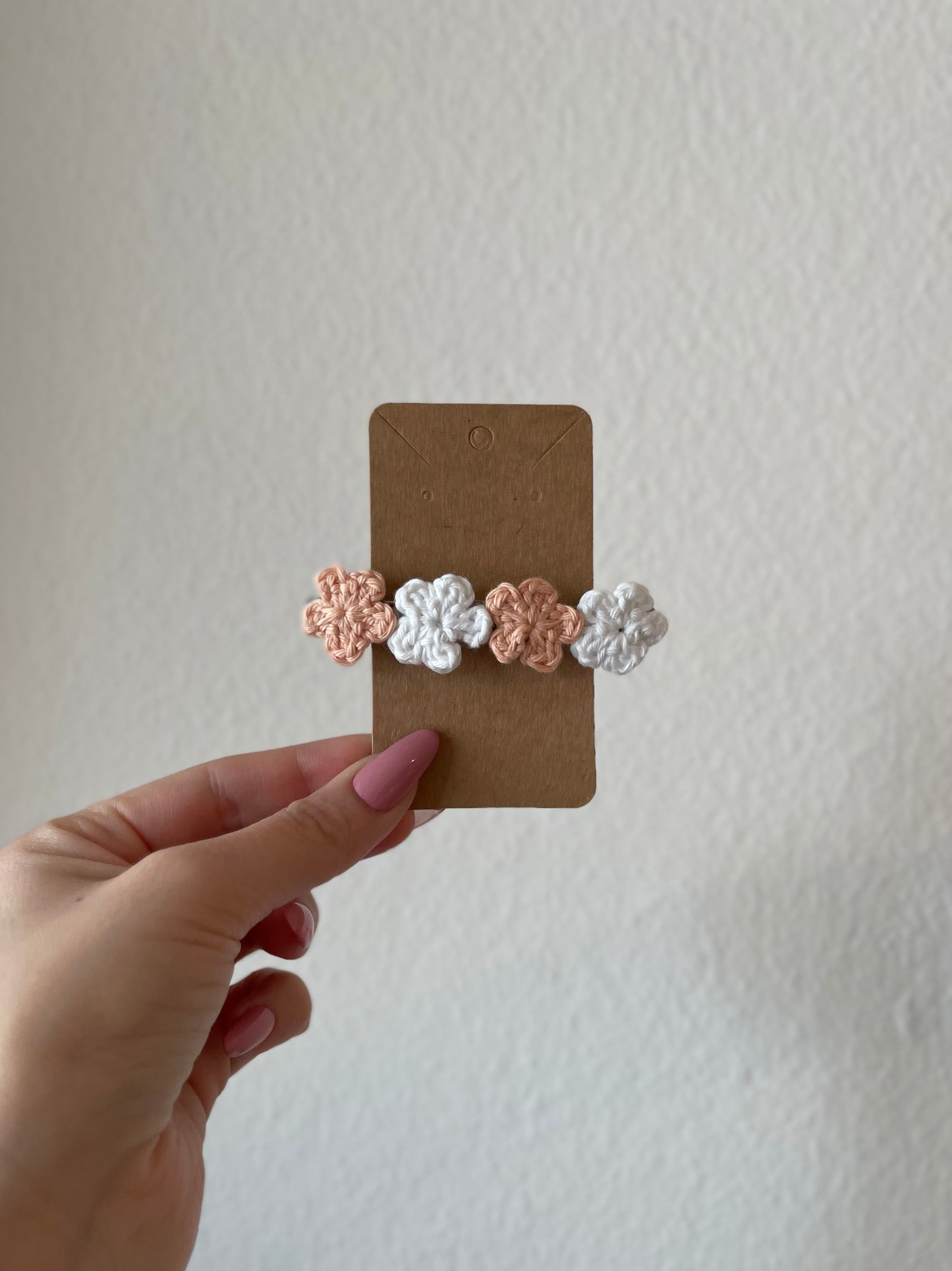 Barrettes fleuries