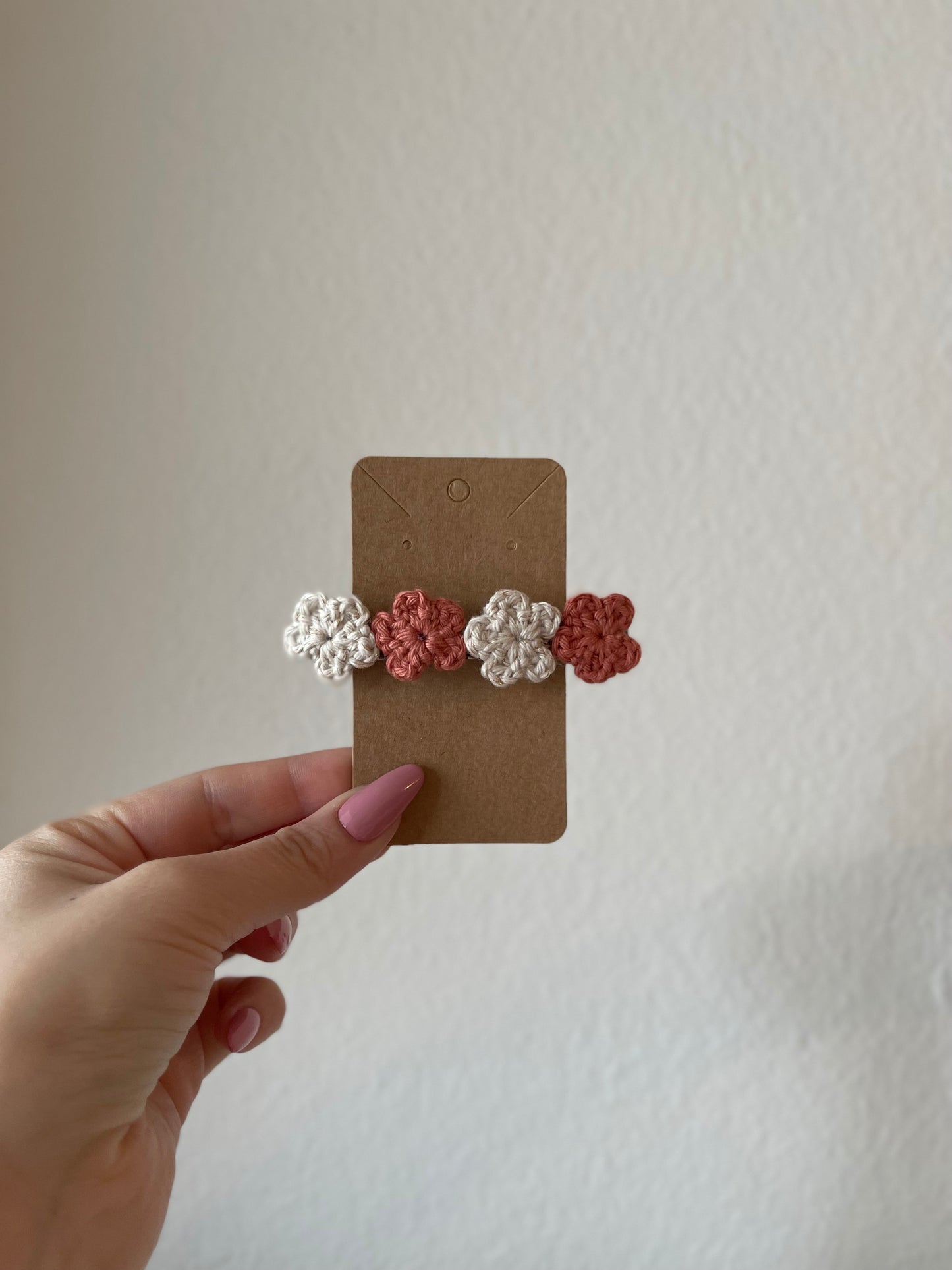 Barrettes fleuries