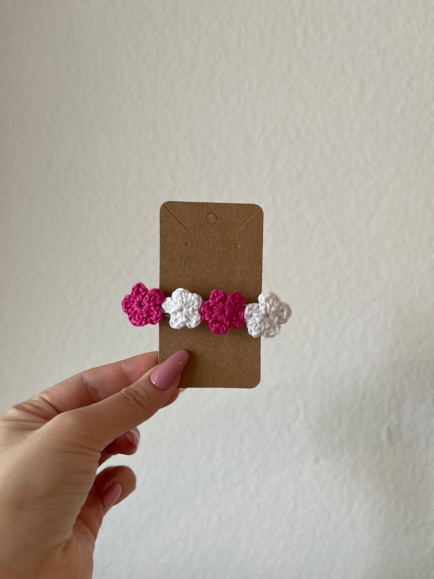 Barrettes fleuries