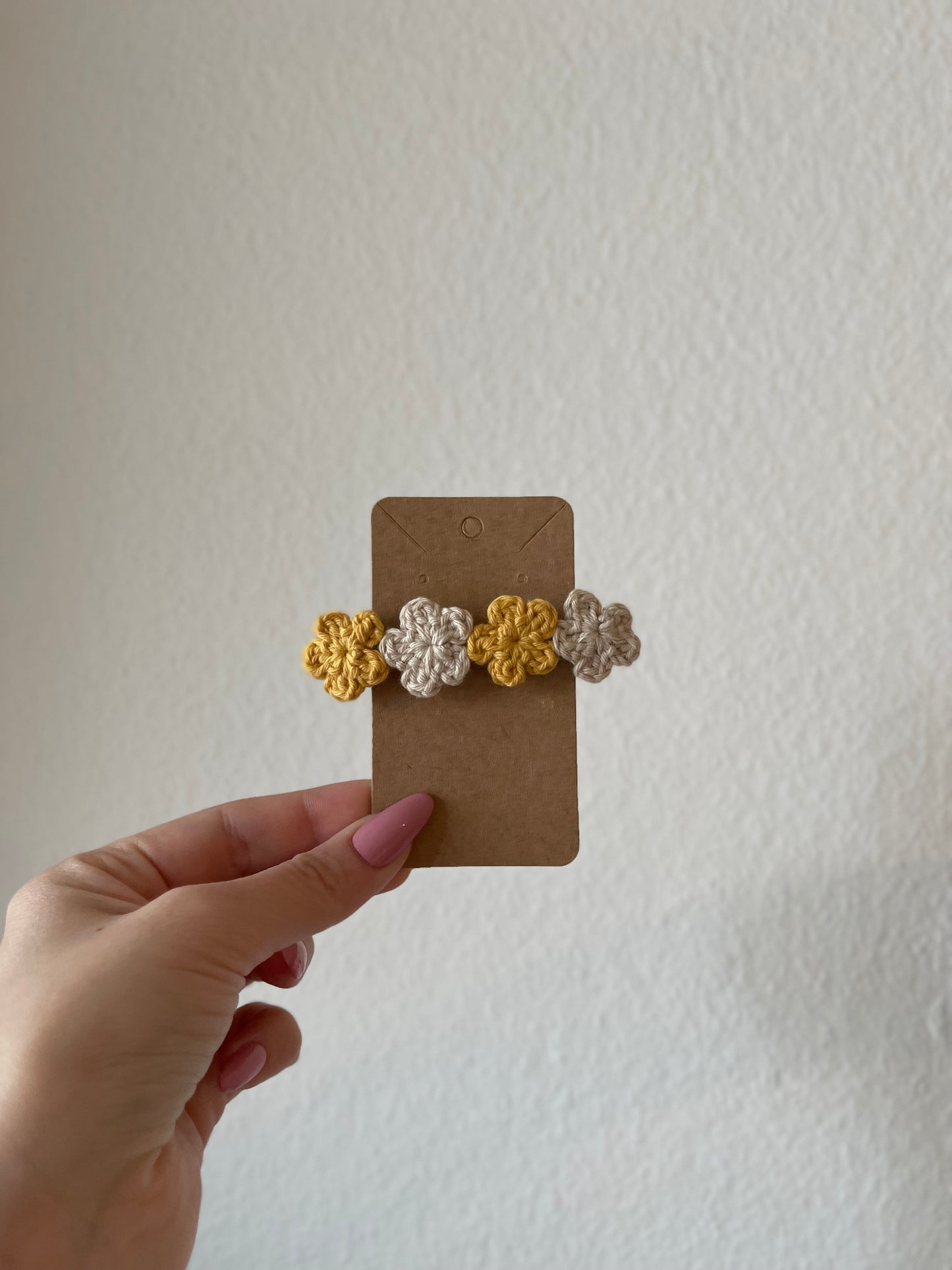 Barrettes fleuries
