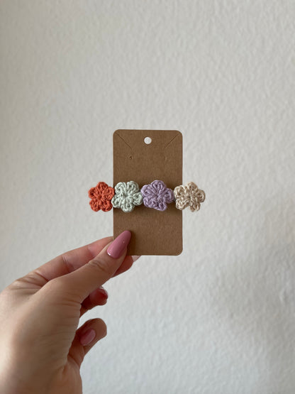 Barrettes fleuries