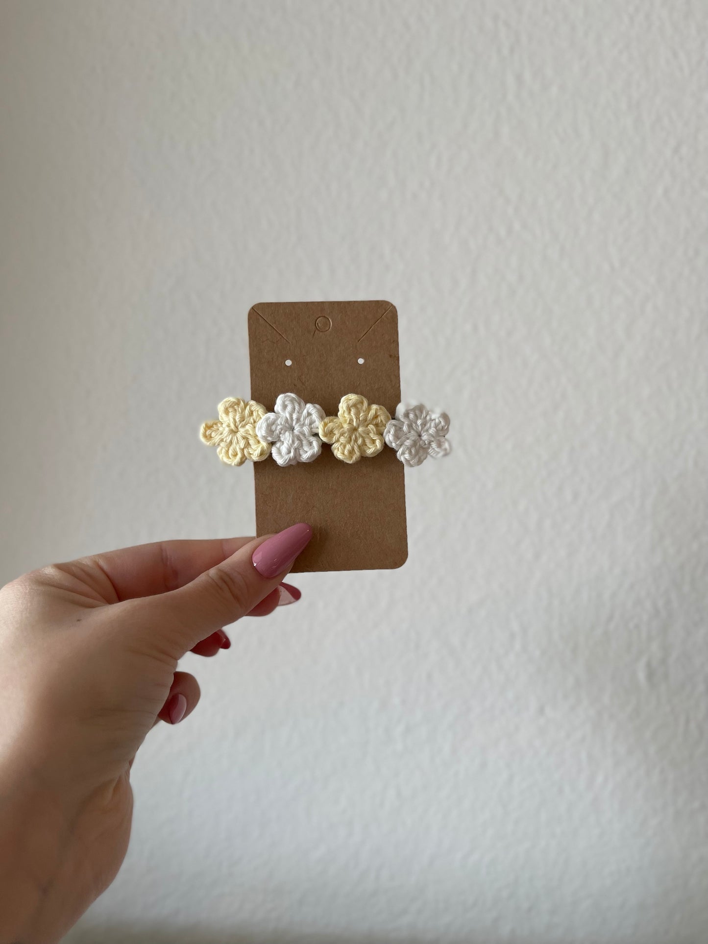 Barrettes fleuries