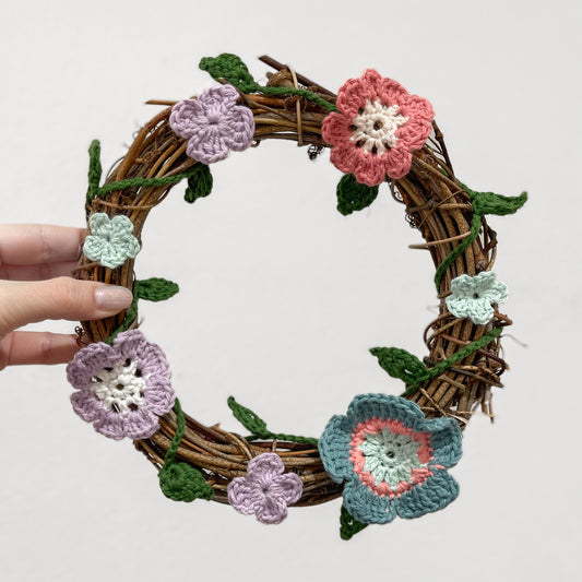 Atelier de Crochet - niveau 2 / la couronne de fleurs