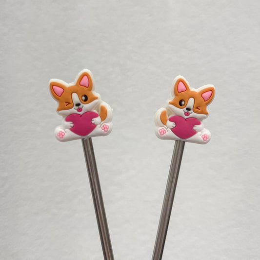 Protège-pointes pour aiguilles à tricoter - Corgi