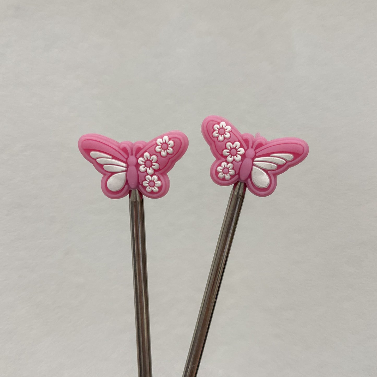 Protège-pointes pour aiguilles à tricoter - papillons