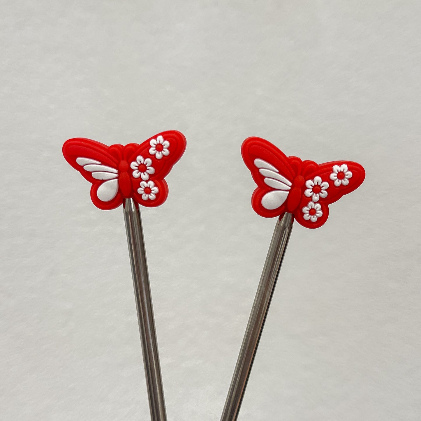 Protège-pointes pour aiguilles à tricoter - papillons