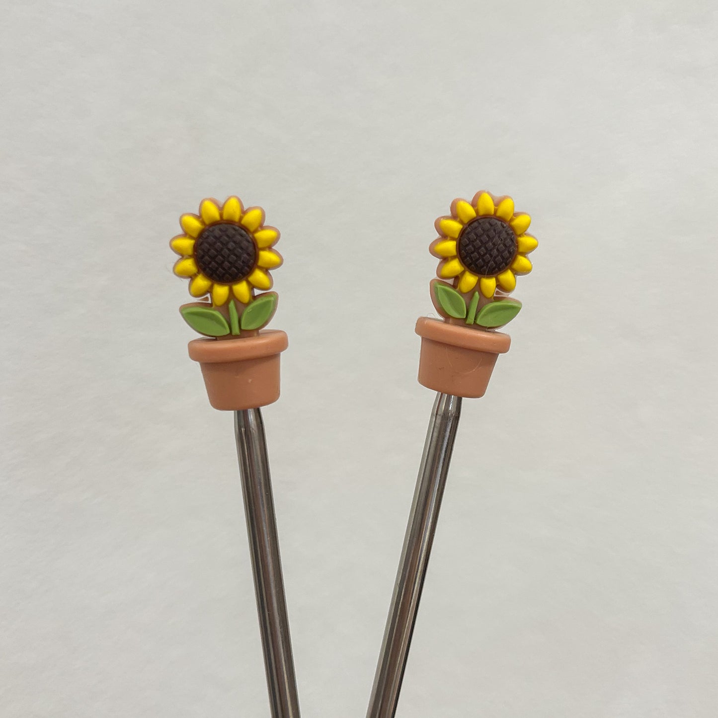 Protège-pointes pour aiguilles à tricoter - pots de fleurs