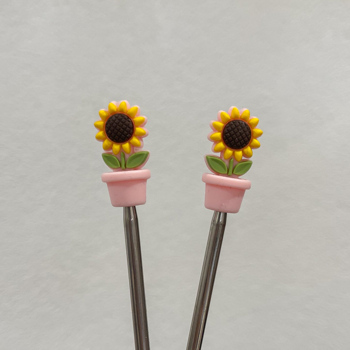 Protège-pointes pour aiguilles à tricoter - pots de fleurs