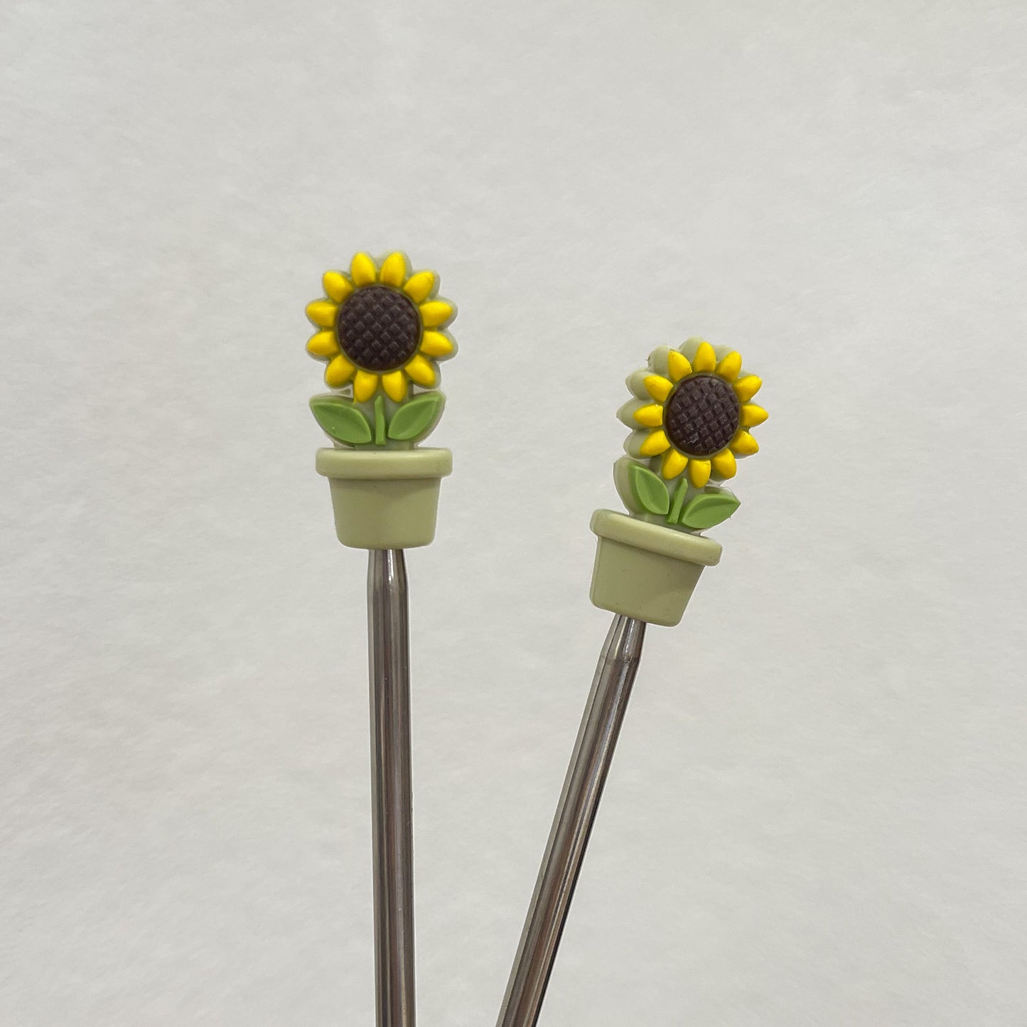 Protège-pointes pour aiguilles à tricoter - pots de fleurs