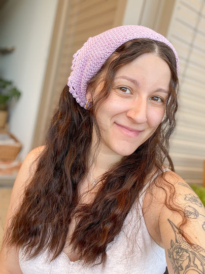 Patron au crochet - le bandana granité