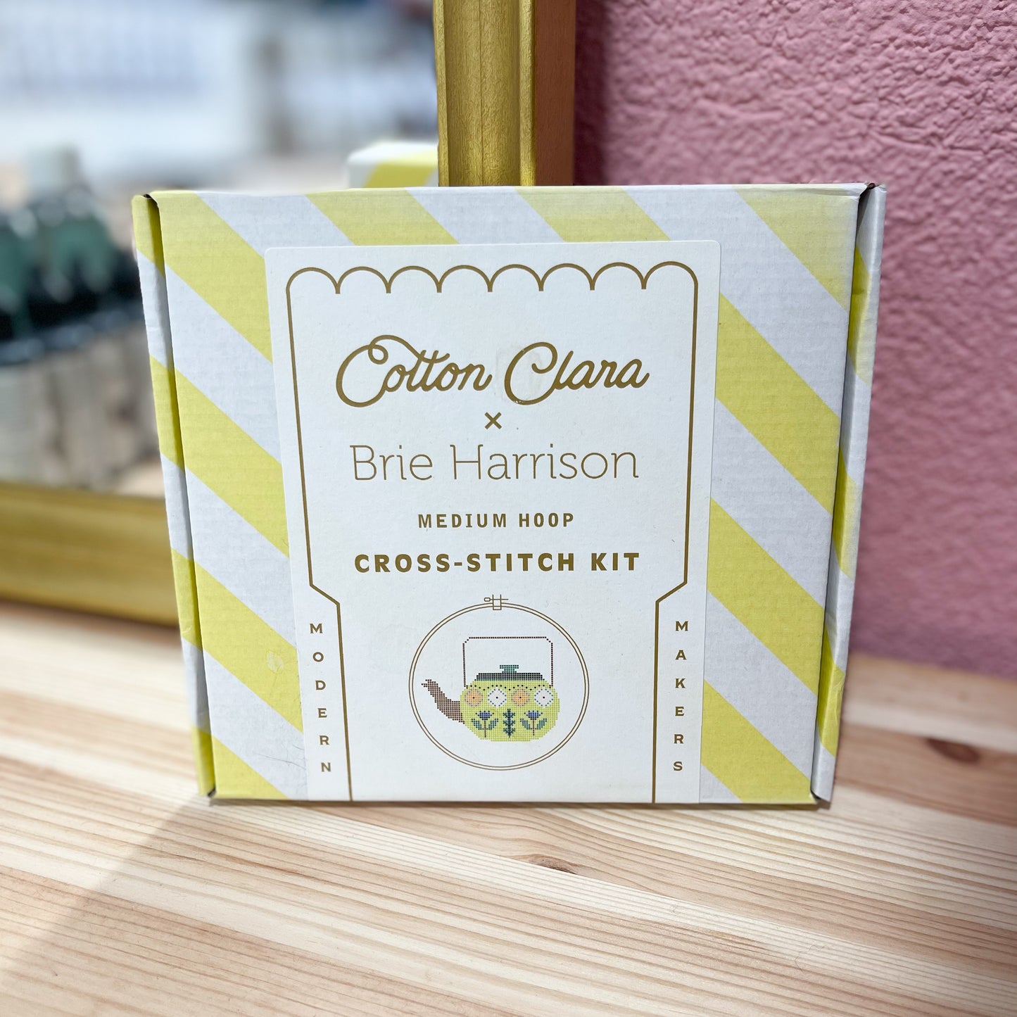 Cotton Clara - Kit point de croix Brie Harrison Théière