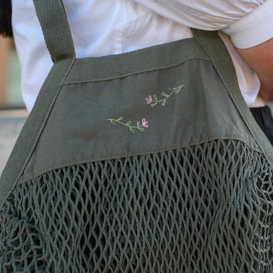 Sac filet - Double fleurs