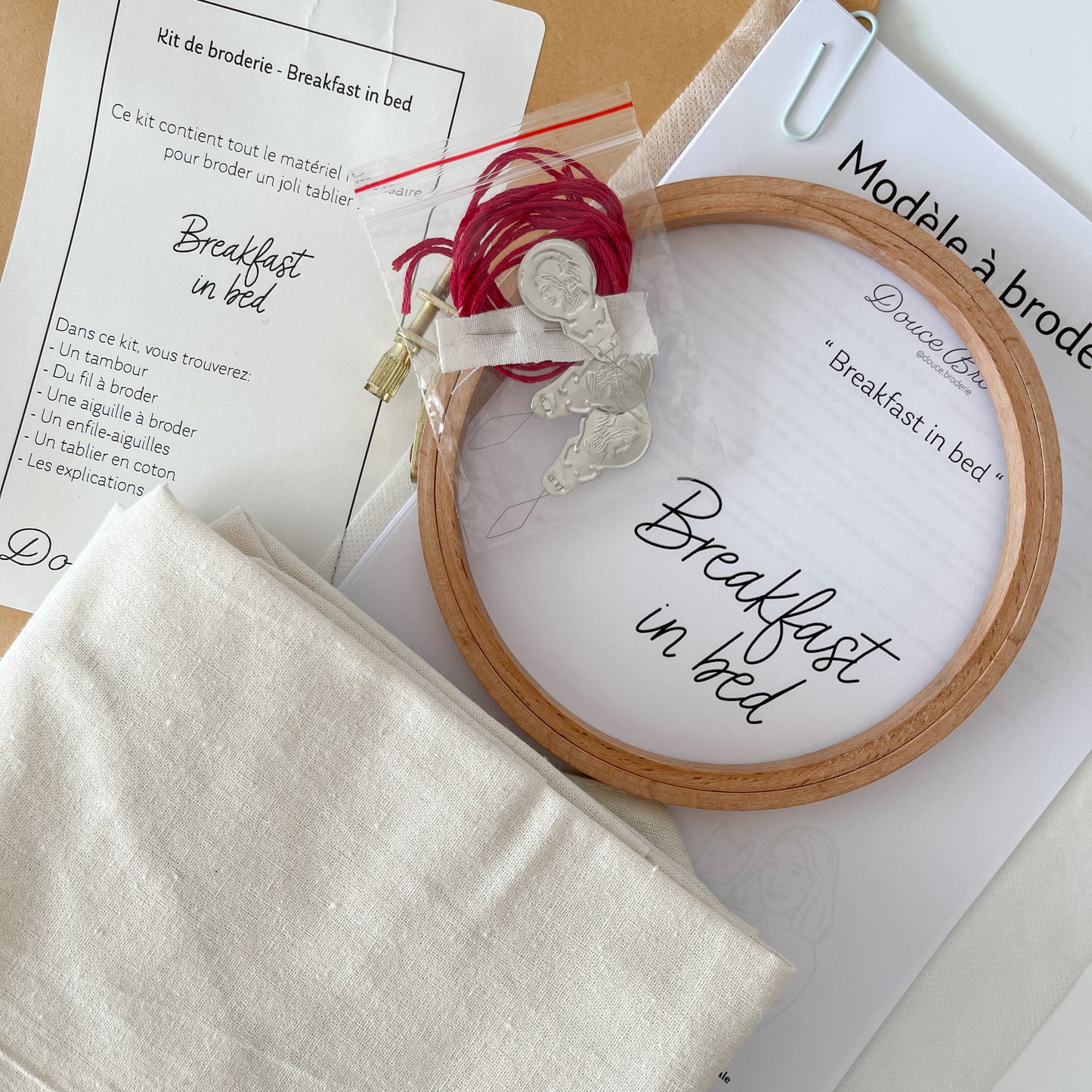 Kit de broderie - Breakfast in bed