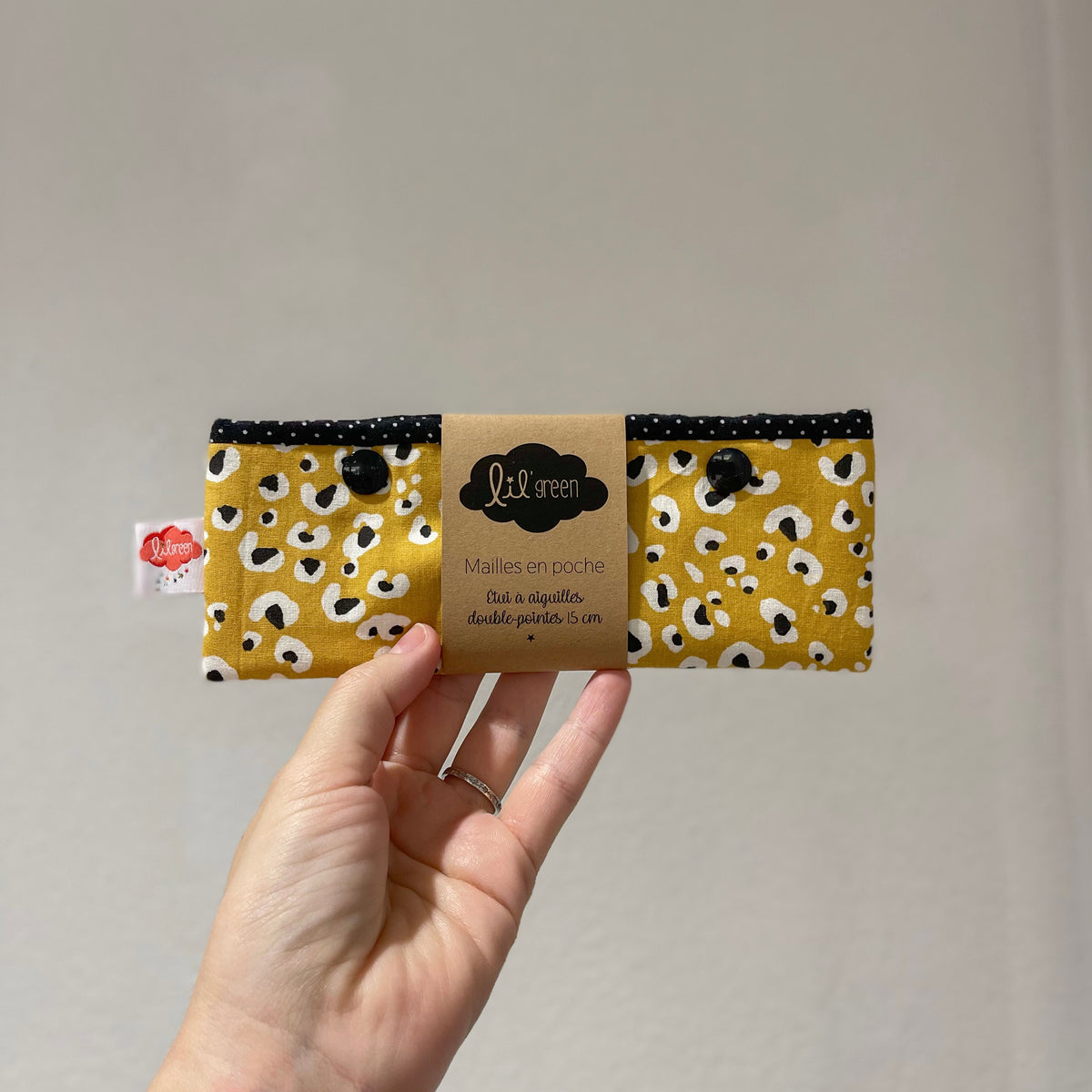 Mailles en poche - Etui à aiguilles double-pointes (15cm)
