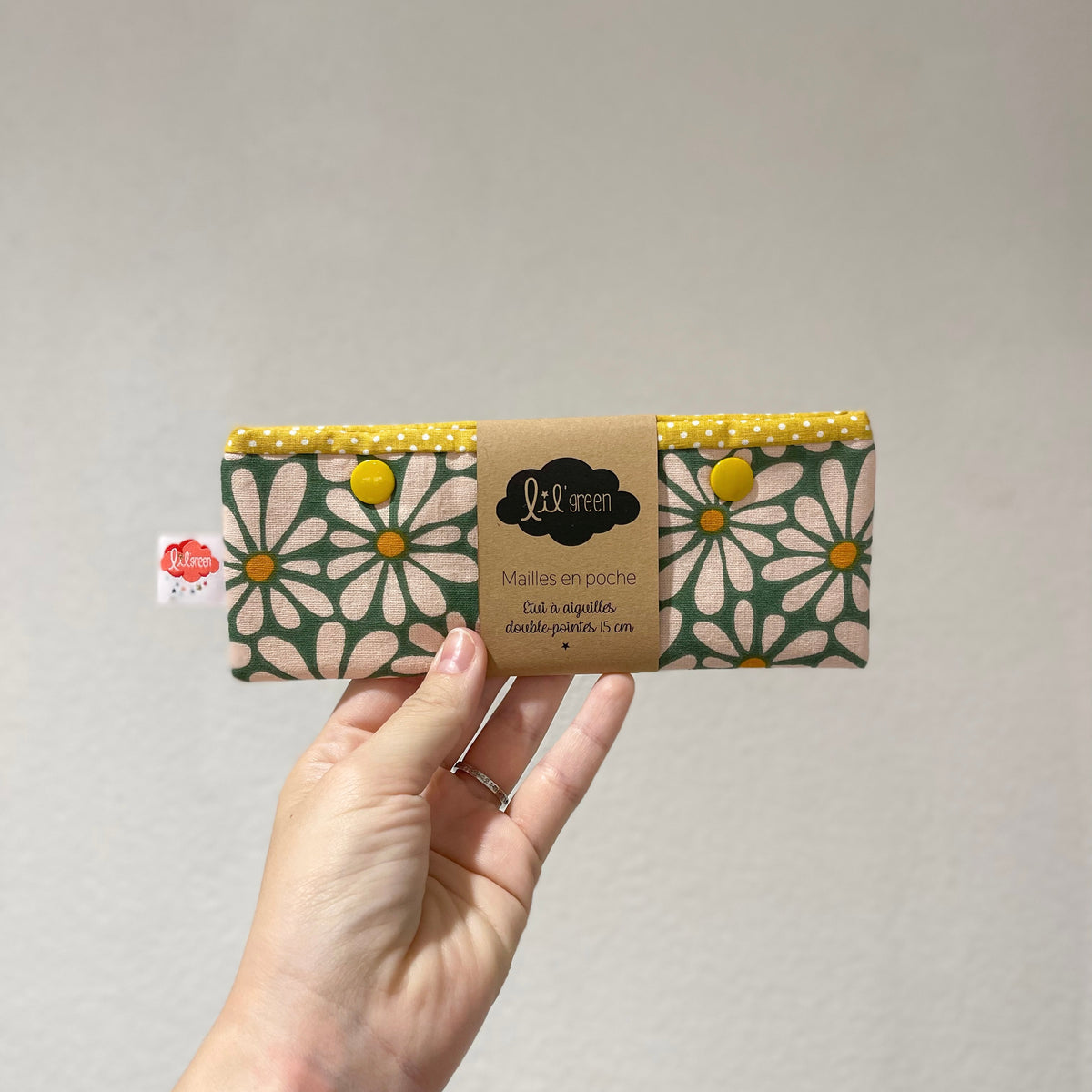 Mailles en poche - Etui à aiguilles double-pointes (15cm)