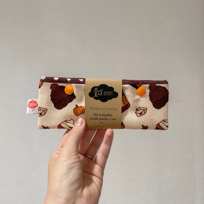 Mailles en poche - Etui à aiguilles double-pointes (15cm)