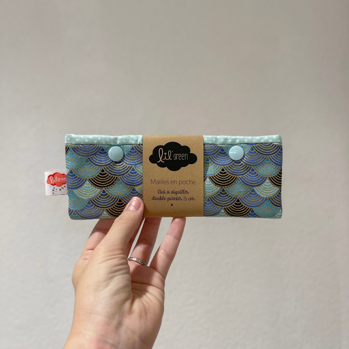 Mailles en poche - Etui à aiguilles double-pointes (15cm)
