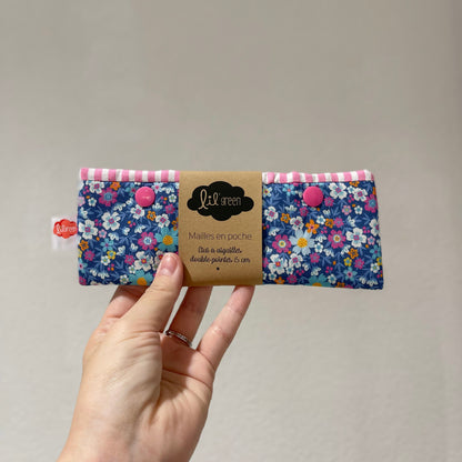 Mailles en poche - Etui à aiguilles double-pointes (15cm)
