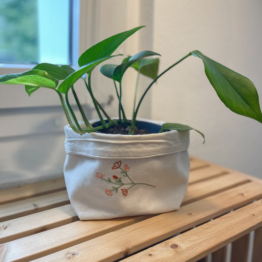 Cache-pot -  Fleurs des champs