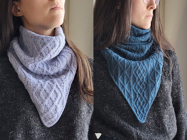 Patron de tricot - Halmoni Shawlette & Cowl