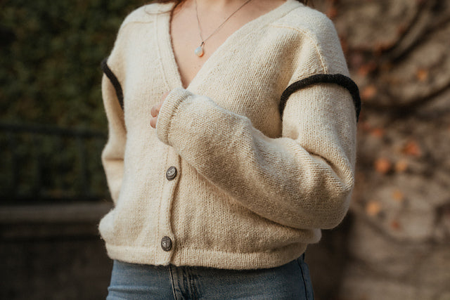 Patron de tricot - White Day Cardigan