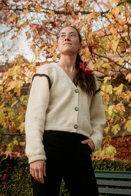 Patron de tricot - White Day Cardigan