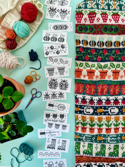 Garden Doodle card deck - Pacific Knit Co.
