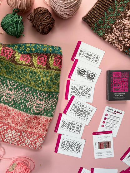 Spring Doodle card deck - Pacific Knit Co.