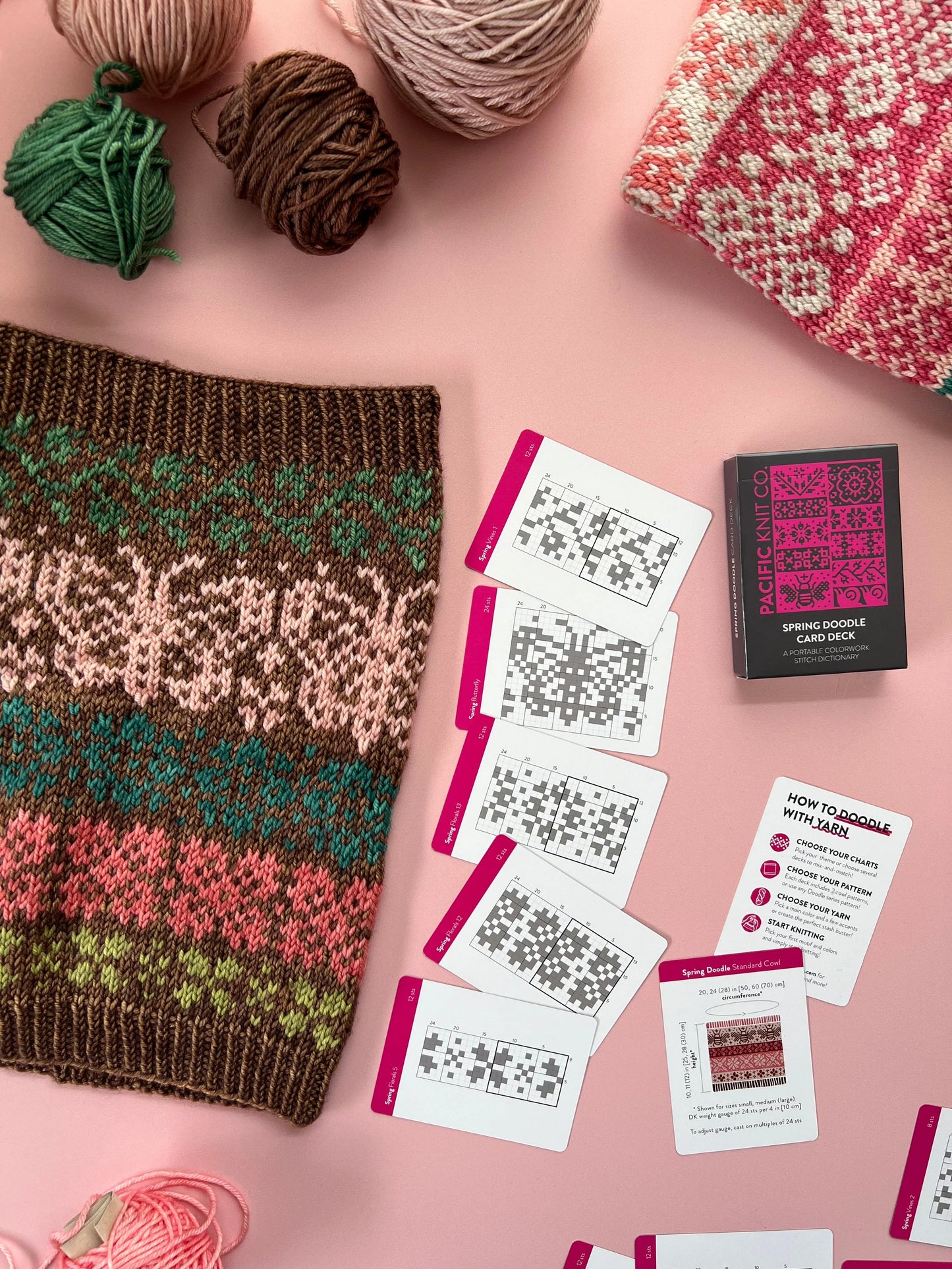 Spring Doodle card deck - Pacific Knit Co.