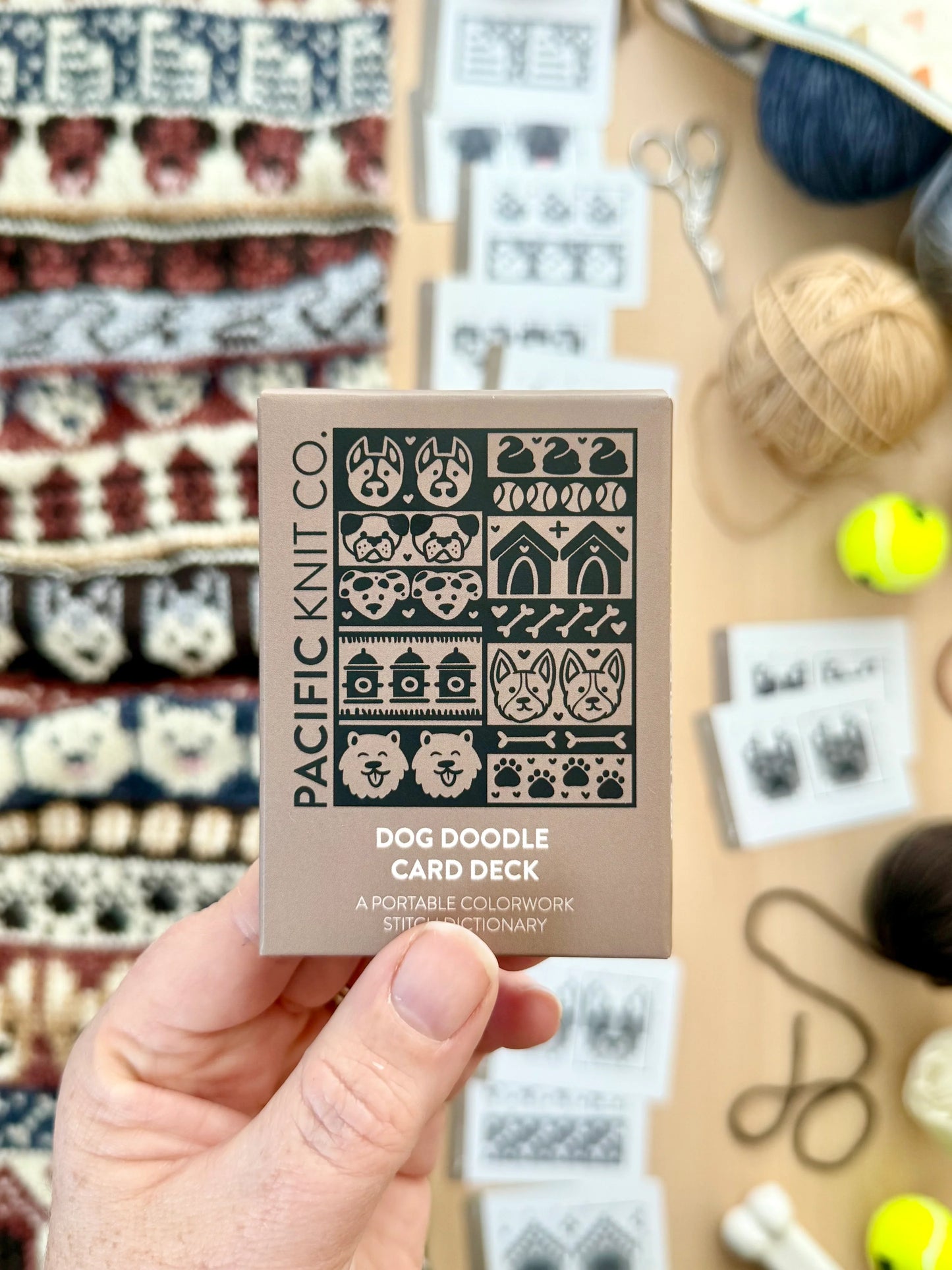 Dog Doodle card deck - Pacific Knit Co.