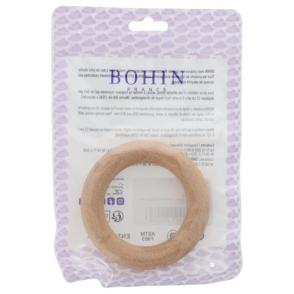 Bague en bois pour hochet - Bohin