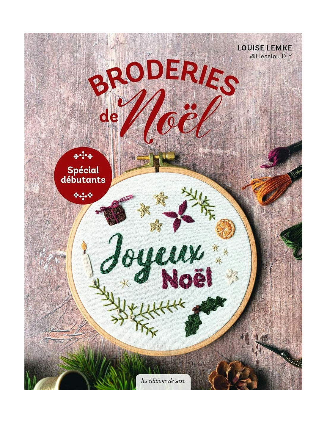 Broderie de Noël – 12 projets & 12 points à réaliser en famille