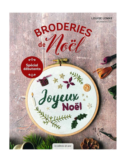 Broderie de Noël – 12 projets & 12 points à réaliser en famille